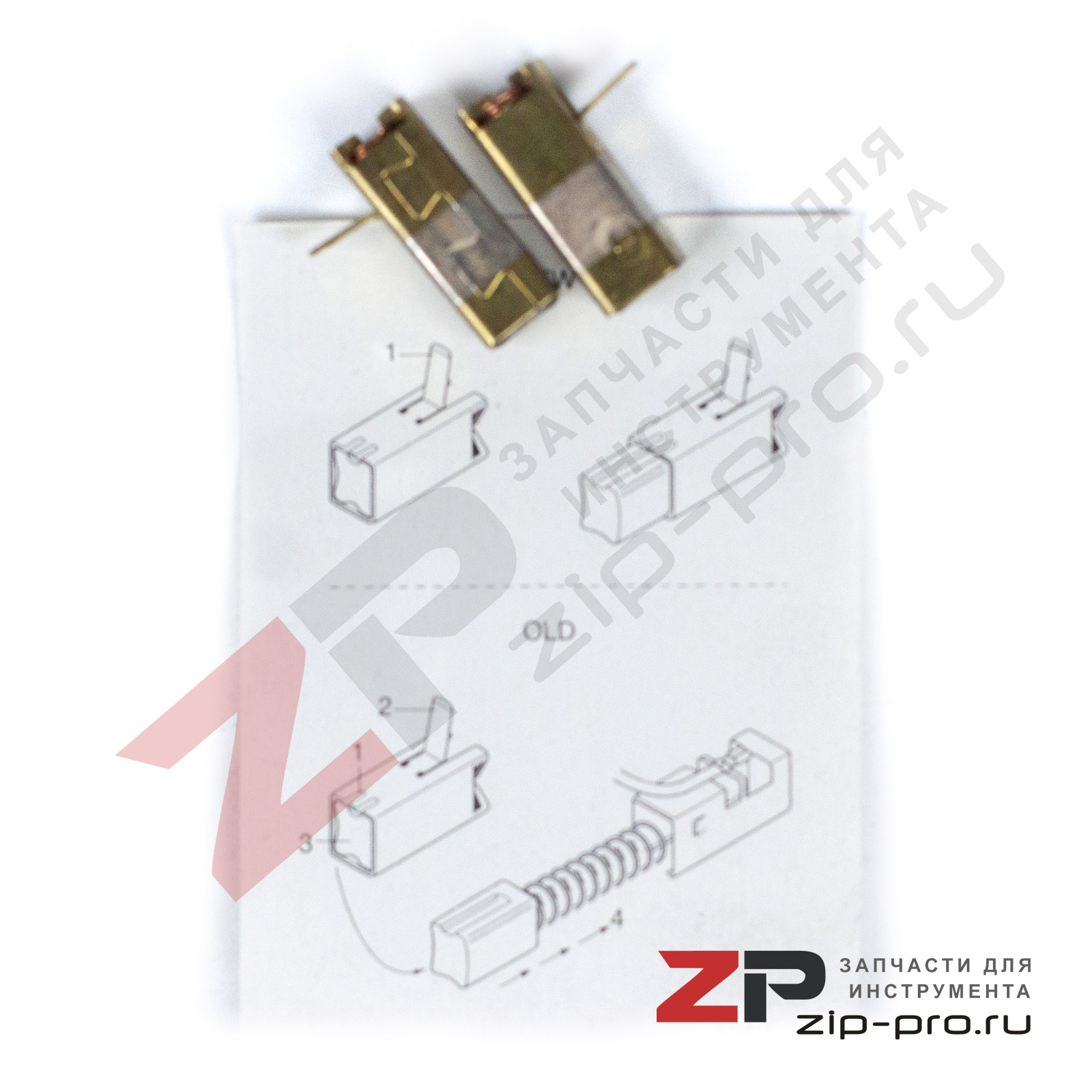 Угольные щетки 2610376874 для инструмента Bosch фото 3