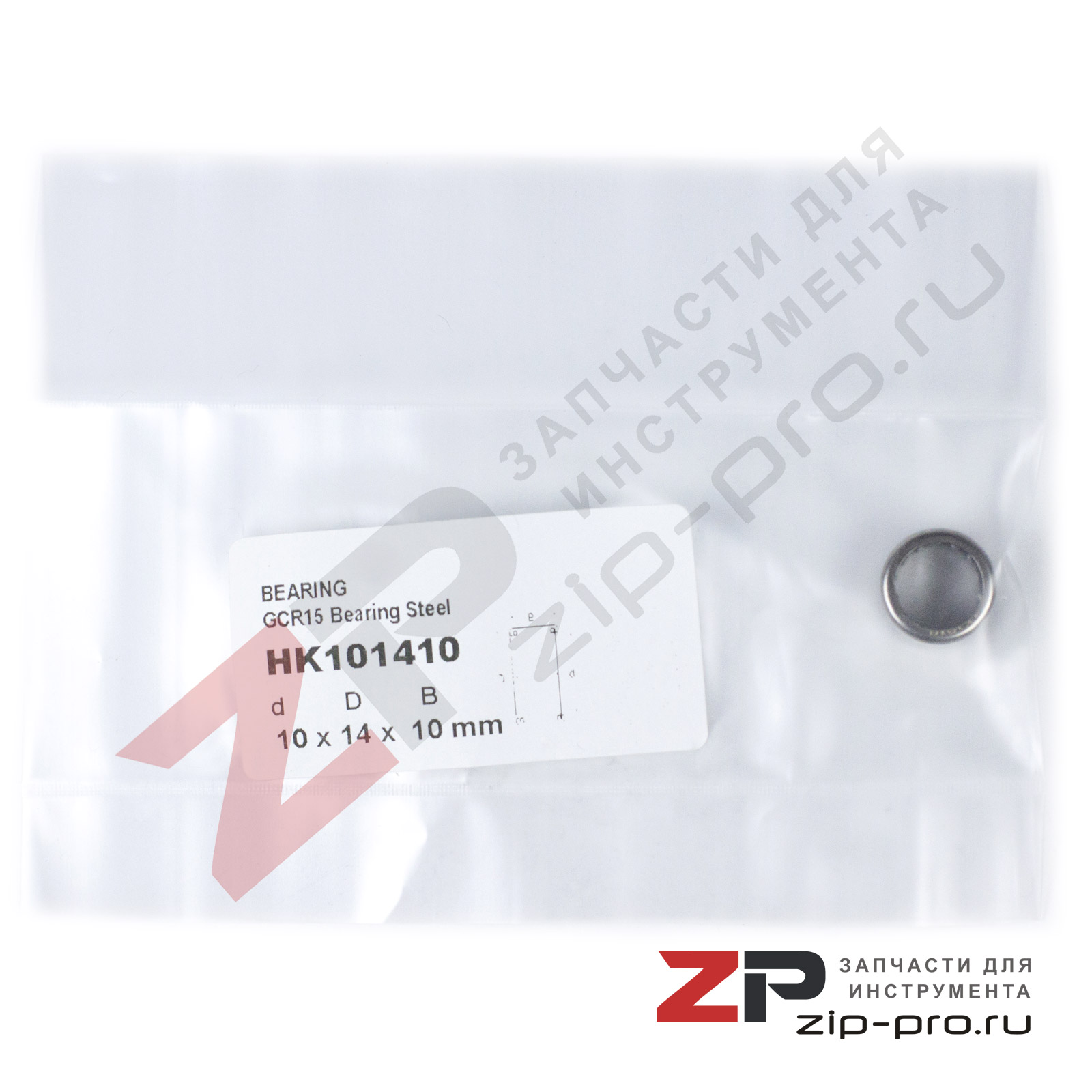 Подшипник HK101410 10x14x10mm фото 3