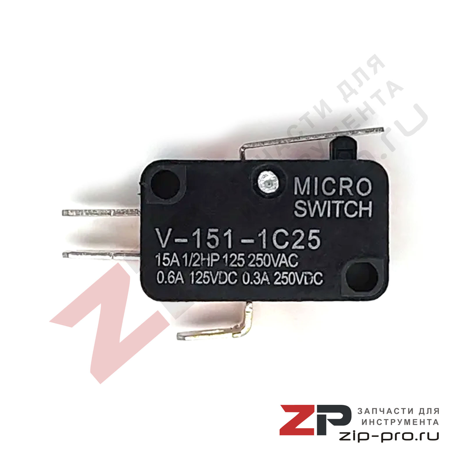 Микровыключатель концевой V-151-1C25 фото 2