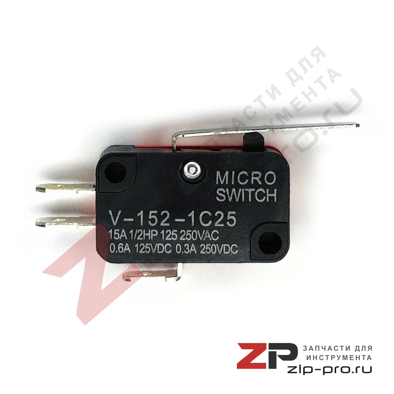 Микровыключатель концевой V-152-1C25 фото 2