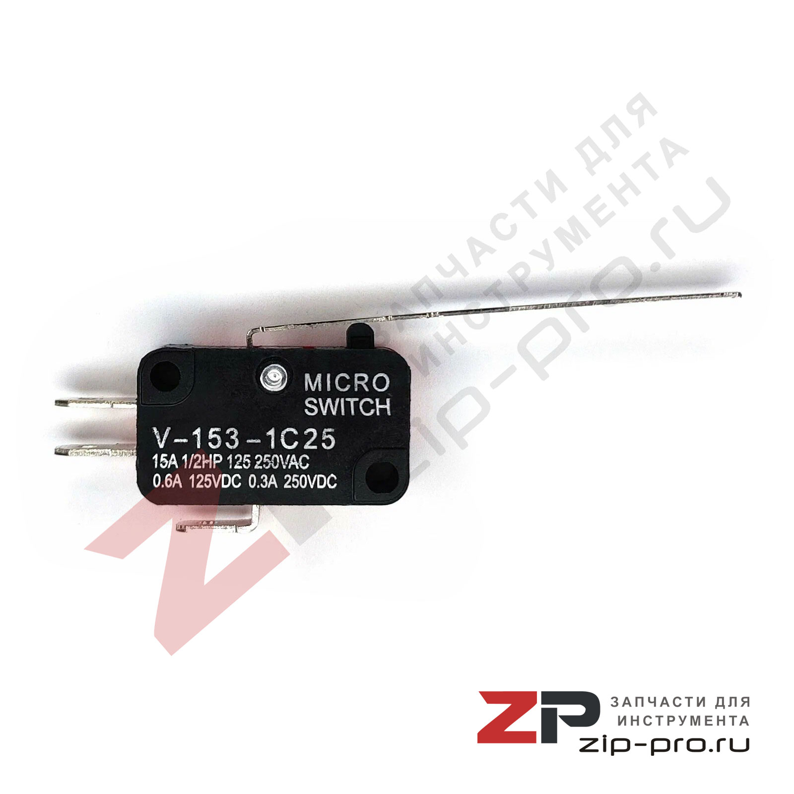 Микровыключатель концевой V-153-1C25 фото 2