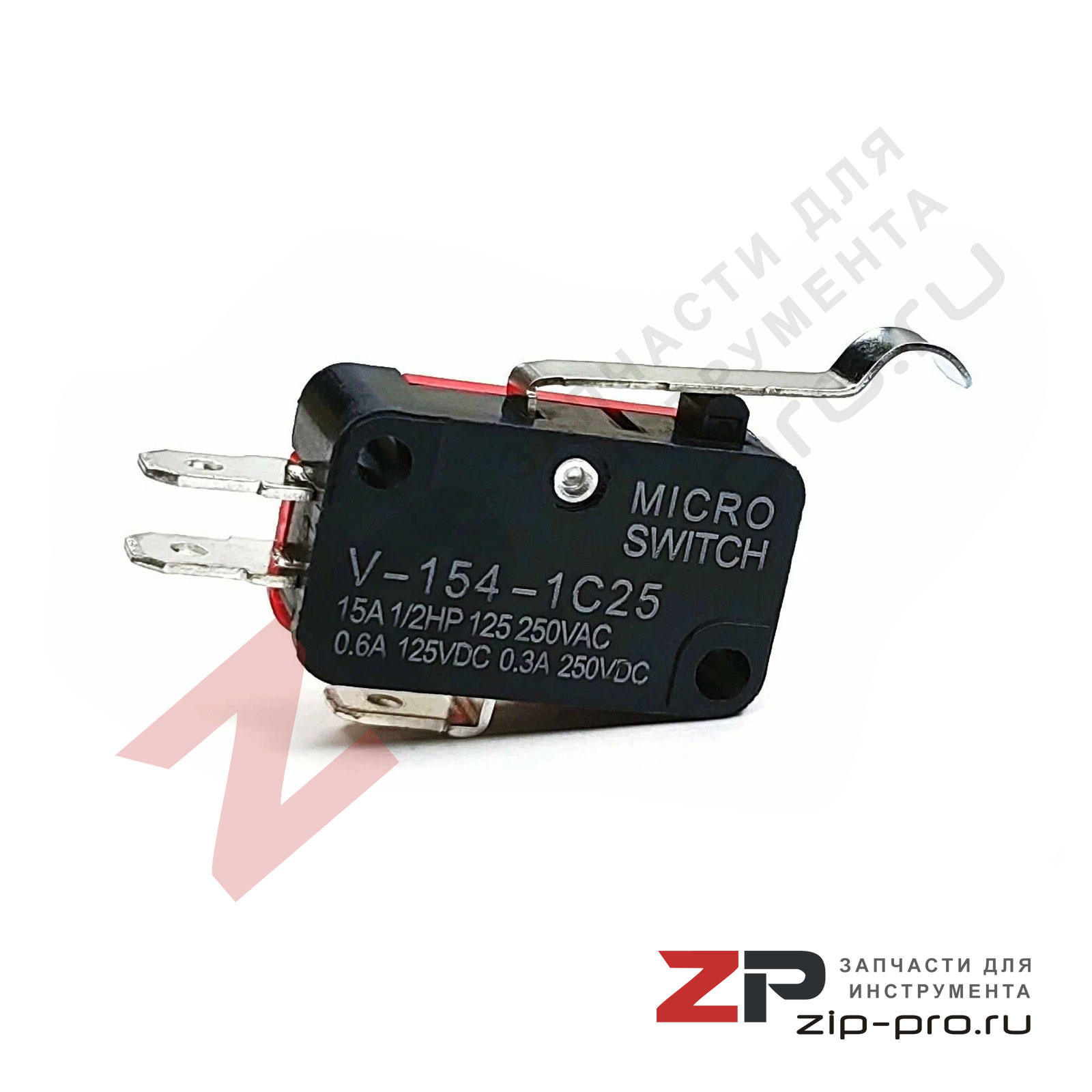 Микровыключатель концевой V-154-1C25 фото 2